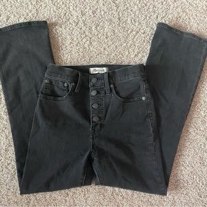 Madewell Cali Demi-Boot High Rise Size 24 Lunar Wash Black